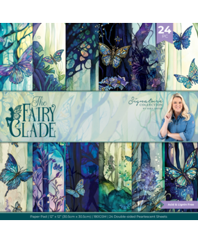 Crafter's Companion Fairy Glade 12x12 Inch Paper Pad (SS-FG-PAD12)