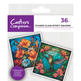 Crafter's Companion Stained Glass Windows Printed Acetate Effect Squares (CC-ACE-SGES)