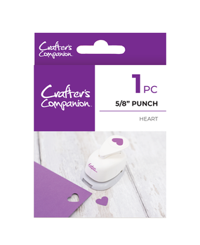Crafter's Companion Paper Pleater Hole Punch - Heart (CC-PUNCH-HEA)