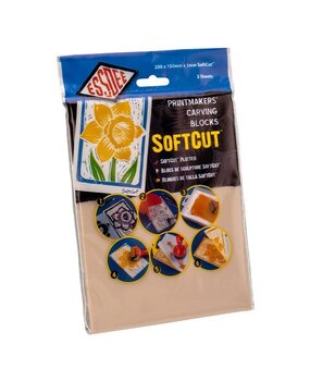 Essdee SoftCut Carving Blocks 150x200mm - Hanging Pack (2pcs) (3.0/SC3-2)