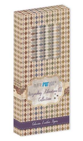 Papers For You Wizarding Adventure III Leather Paper Kit (4pcs) (PFY-14366) Papers For You Wizarding Adventure III Leather Paper Kit (4pcs) (PFY-14366)