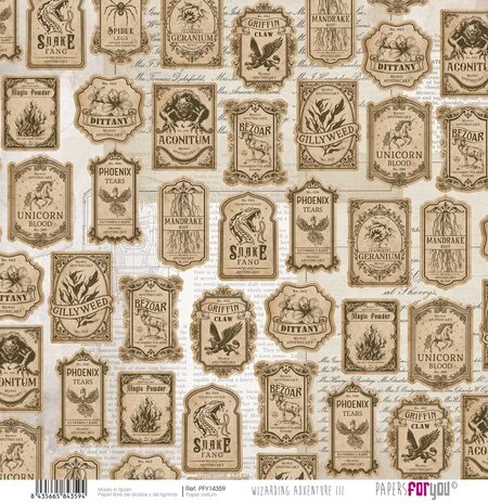 Papers For You Wizarding Adventure III Vellum Paper Pack (6pcs) (PFY-14358) Papers For You Wizarding Adventure III Vellum Paper Pack (6pcs) (PFY-14358)