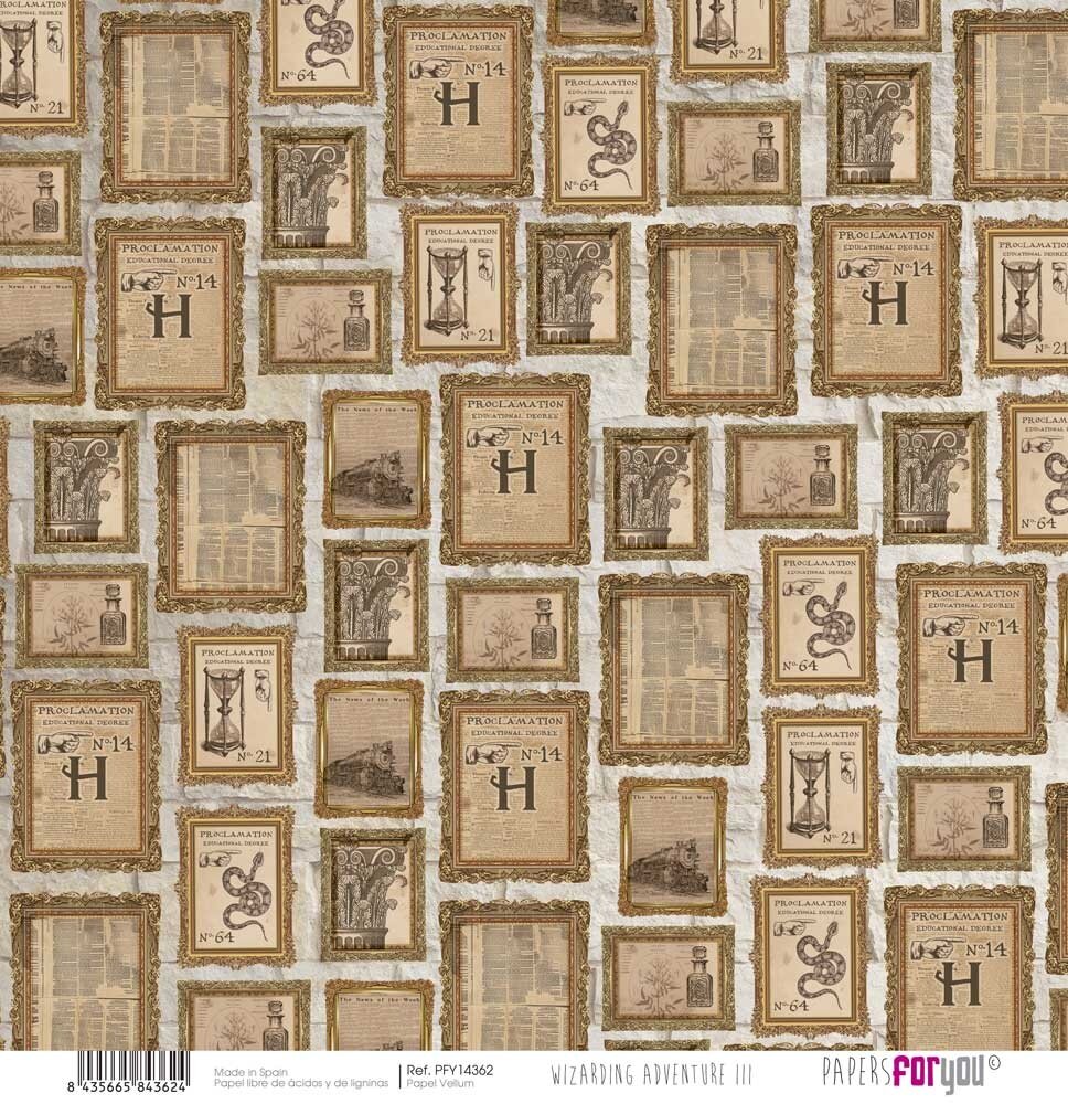 Papers For You Wizarding Adventure III Vellum Paper Pack (6pcs) (PFY-14358) Papers For You Wizarding Adventure III Vellum Paper Pack (6pcs) (PFY-14358)