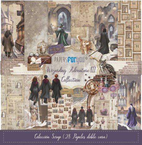 Papers For You Wizarding Adventure III Mini Scrap Paper Pack (28pcs) (PFY-14345) Papers For You Wizarding Adventure III Mini Scrap Paper Pack (28pcs) (PFY-14345)