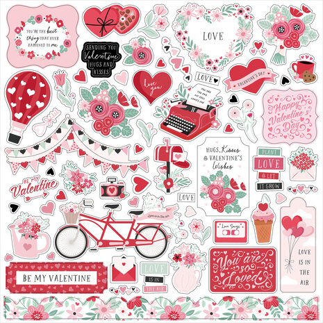 Echo Park Valentine's Day Element Sticker (VD406014)