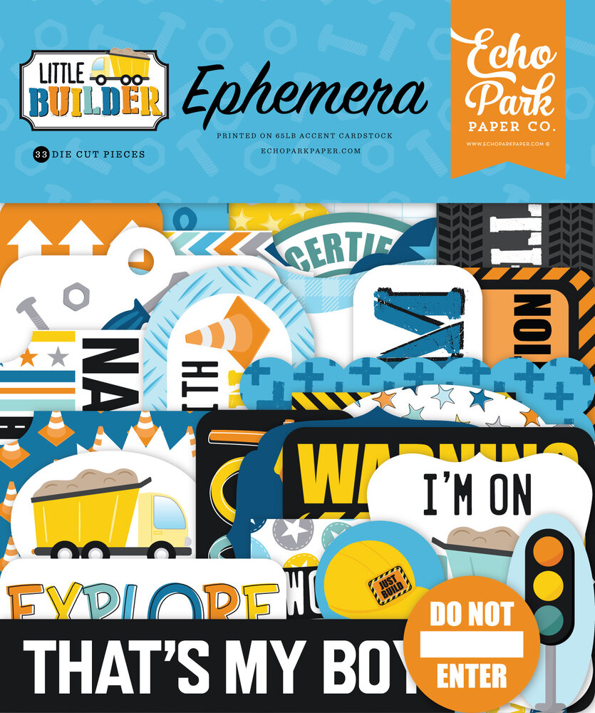 Echo Park Little Builder Ephemera (LB408024)