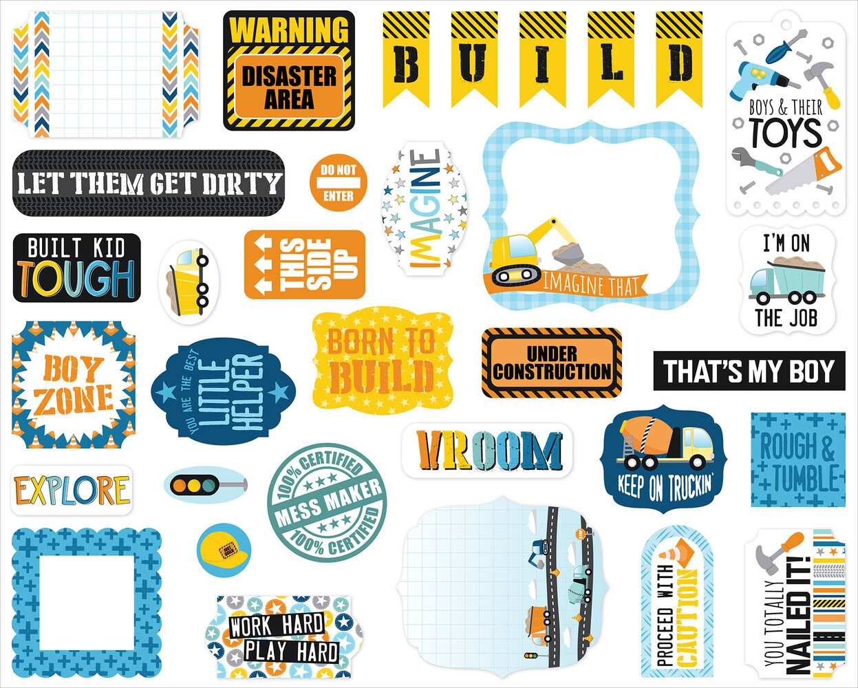 Echo Park Little Builder Ephemera (LB408024)