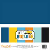 Echo Park Little Builder 12x12 Inch Coordinating Solids Paper Pack (LB408015)