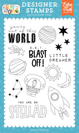 Echo Park Blast Off Designer Stamps Out Of This World (BO407041) Echo Park Blast Off Designer Stamps Out Of This World (BO407041)