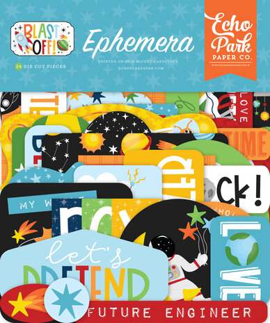 Echo Park Blast Off Ephemera (BO407024) Echo Park Blast Off Ephemera (BO407024)