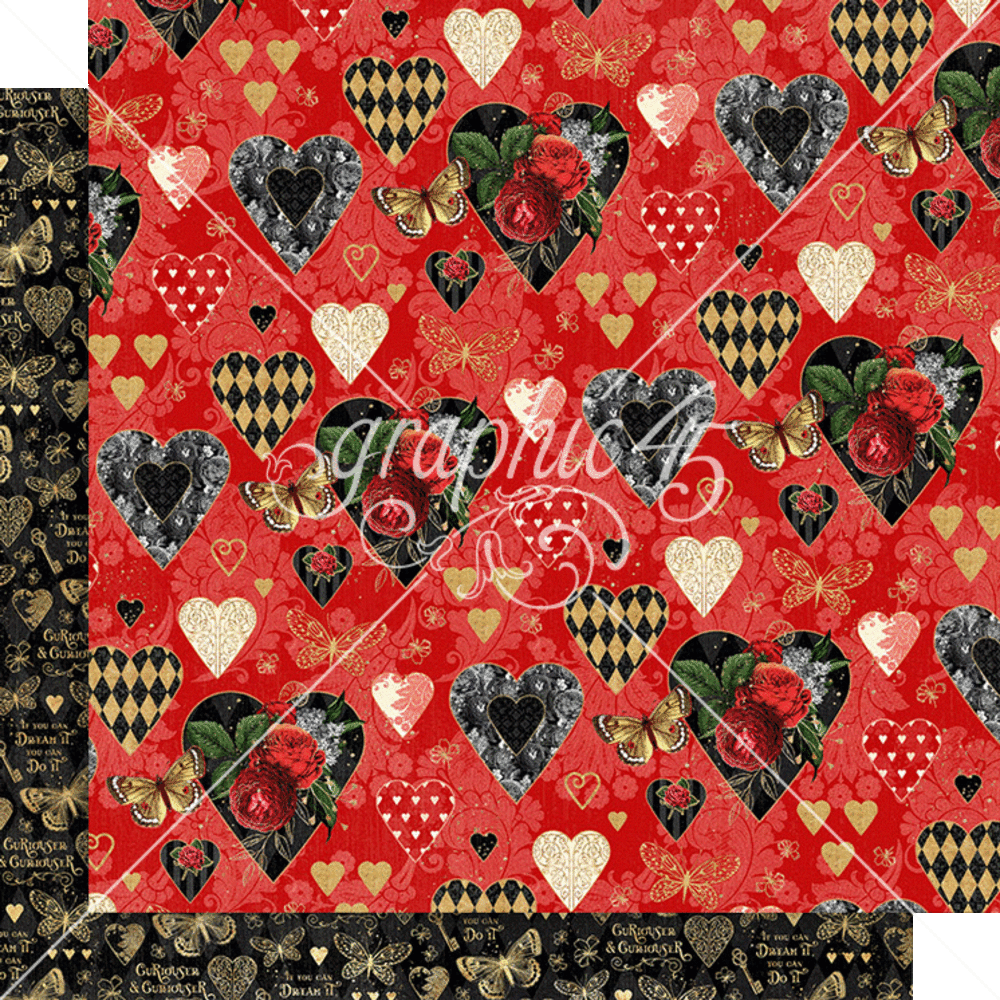 Graphic 45 Curiouser & Curiouser 8x8 Inch Collection Pack (4502936)