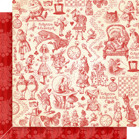 Graphic 45 Curiouser & Curiouser 8x8 Inch Collection Pack (4502936)