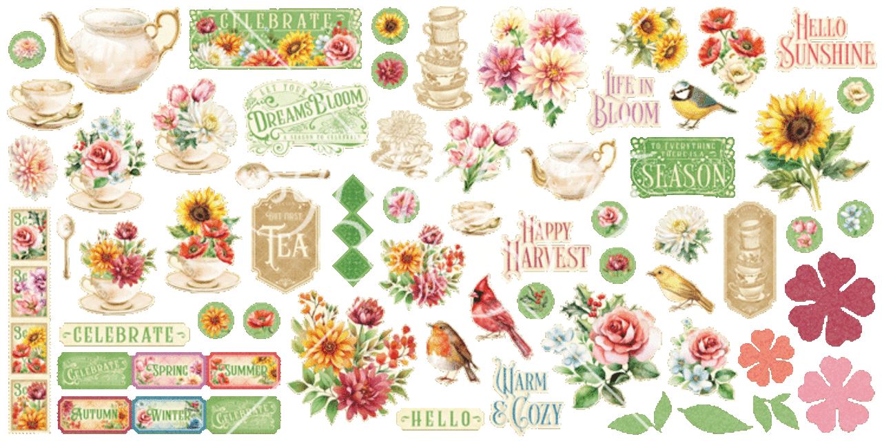 Graphic 45 Season to Celebrate Ephemera Set (4502956) Graphic 45 Season to Celebrate Ephemera Set (4502956)