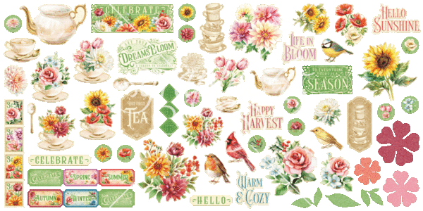 Graphic 45 Season to Celebrate Ephemera Set (4502956)