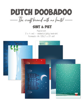 Dutch Doobadoo Paper Set A4 Sint en Piet (473.005.071)