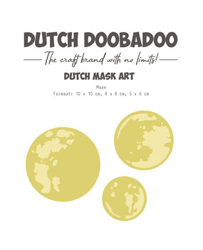 Dutch Doobadoo Dutch Mask Art A6 Mask Art Maan (3pcs) (470.784.351)