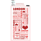Creative Craftlab Citytrip Essentials Embossing Folder (CCL-ES-EMB25) (DISCONTINUED)