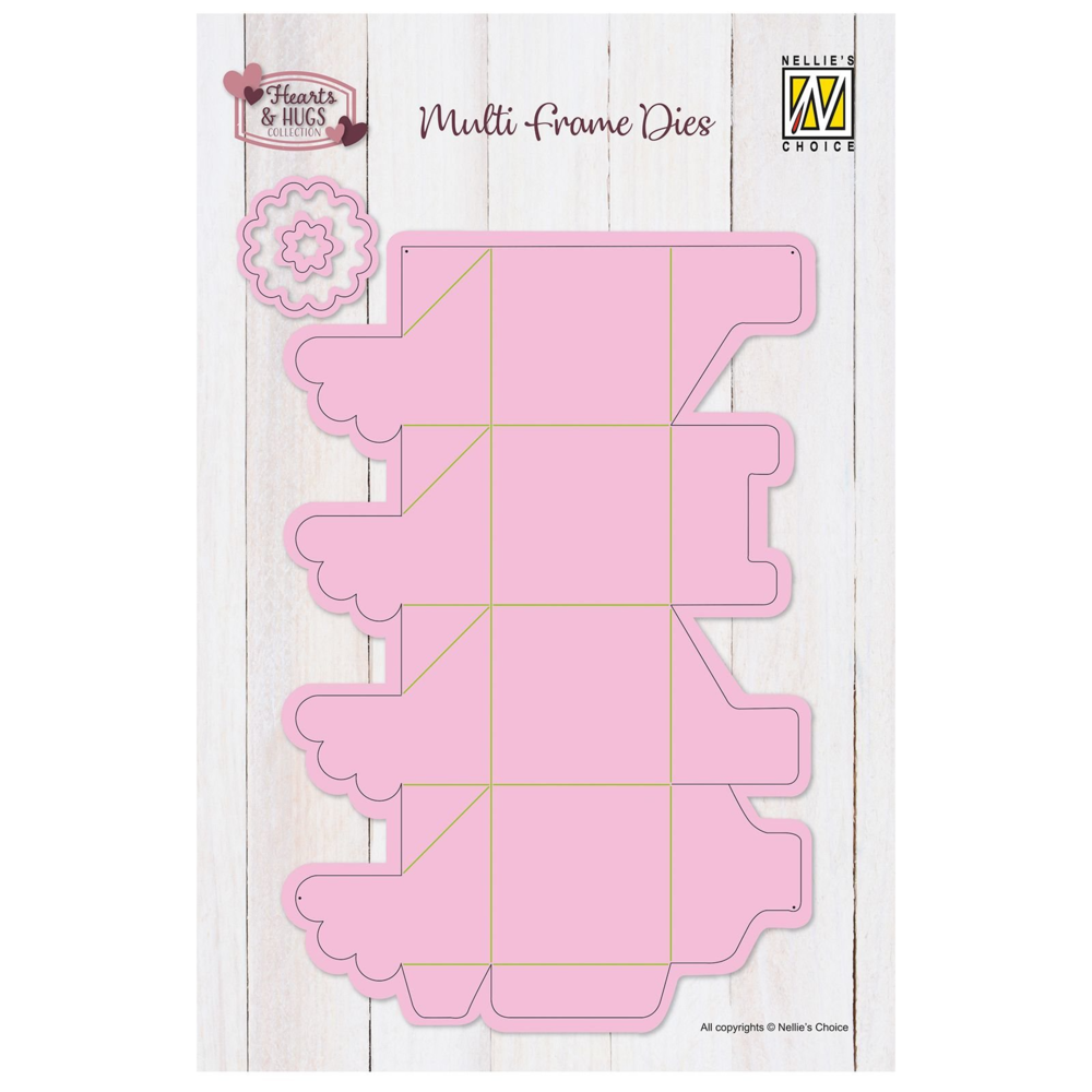 Nellie Snellen Multi Frame Functional Die Box with Flower (MFD171) Nellie Snellen Multi Frame Functional Die Box with Flower (MFD171)