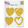 Nellie Snellen Shape Die Doodle Hearts (SD336) (OUTLET) Nellie Snellen Shape Die Doodle Hearts (SD336) (OUTLET)