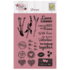 Clear Stamp A6 Love Is Everywhere (NSCS021) (OUTLET)