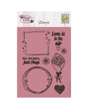 Nellie Snellen Clear Stamp A6 No Words, Just Hugs (NSCS022)