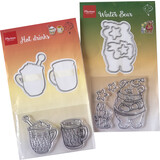 Marianne Design Stamp & Die Product Assorti Hot Drinks (PA4201) (DISCONTINUED)
