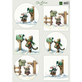 Marianne Design Decoupage Sheet A4 Christmas Mail (VK9616) (DISCONTINUED)