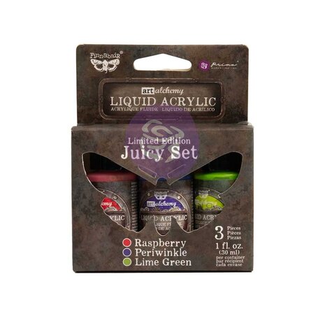 Finnabair Limited Edition Liquid Acrylic Set - Juicy (3x30ml) (969929) Finnabair Limited Edition Liquid Acrylic Set - Juicy (3x30ml) (969929)