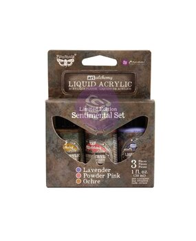 Finnabair Limited Edition Liquid Acrylic Set - Sentimental (3x30ml) (969950)