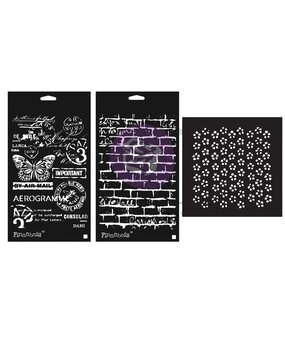 Finnabair Limited Edition Stencil Set - Perfectly Grungy (3pcs) (969967)