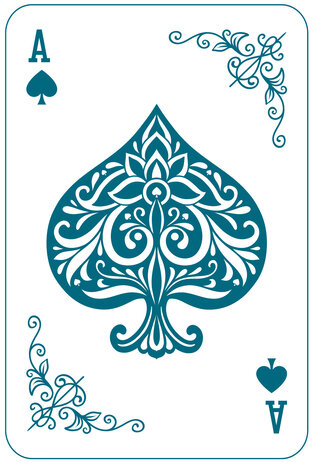 Crafter's Companion Vintage Vegas 2D Embossing Folder Ace of Spades (VV-2D-EF4-AOS)