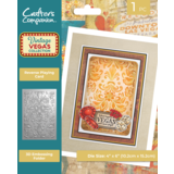 Crafter's Companion Vintage Vegas 3D Embossing Folder Reverse Playing Card (VV-3D-EF4-RPC)
