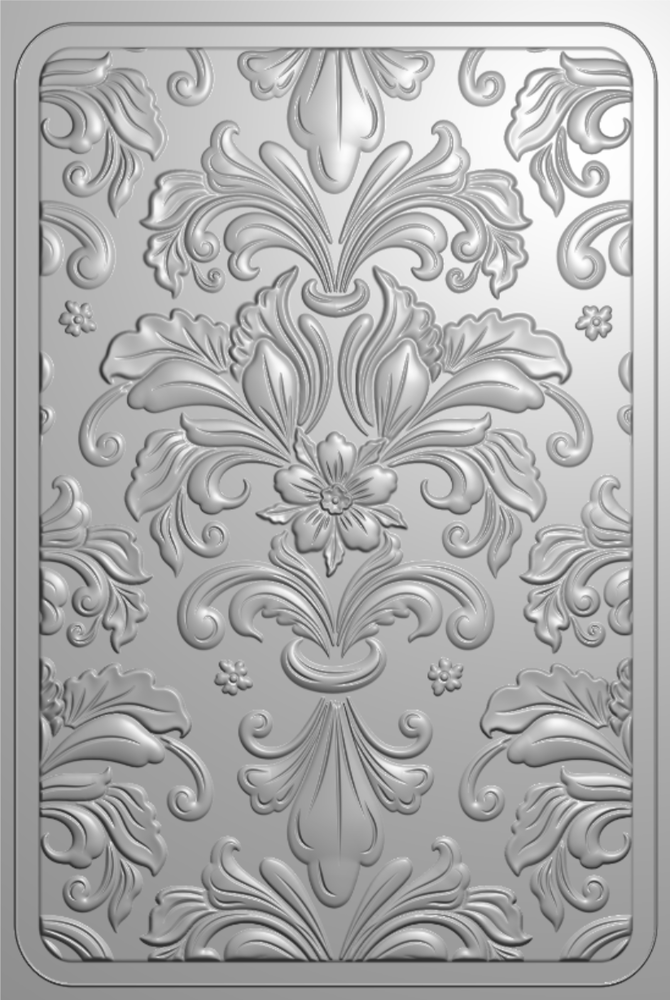 Crafter's Companion Vintage Vegas 3D Embossing Folder Reverse Playing Card (VV-3D-EF4-RPC)