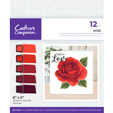 Crafter's Companion Colouring Medium Set Layering Stencils Rose (CC-STEN-IP-ROS)