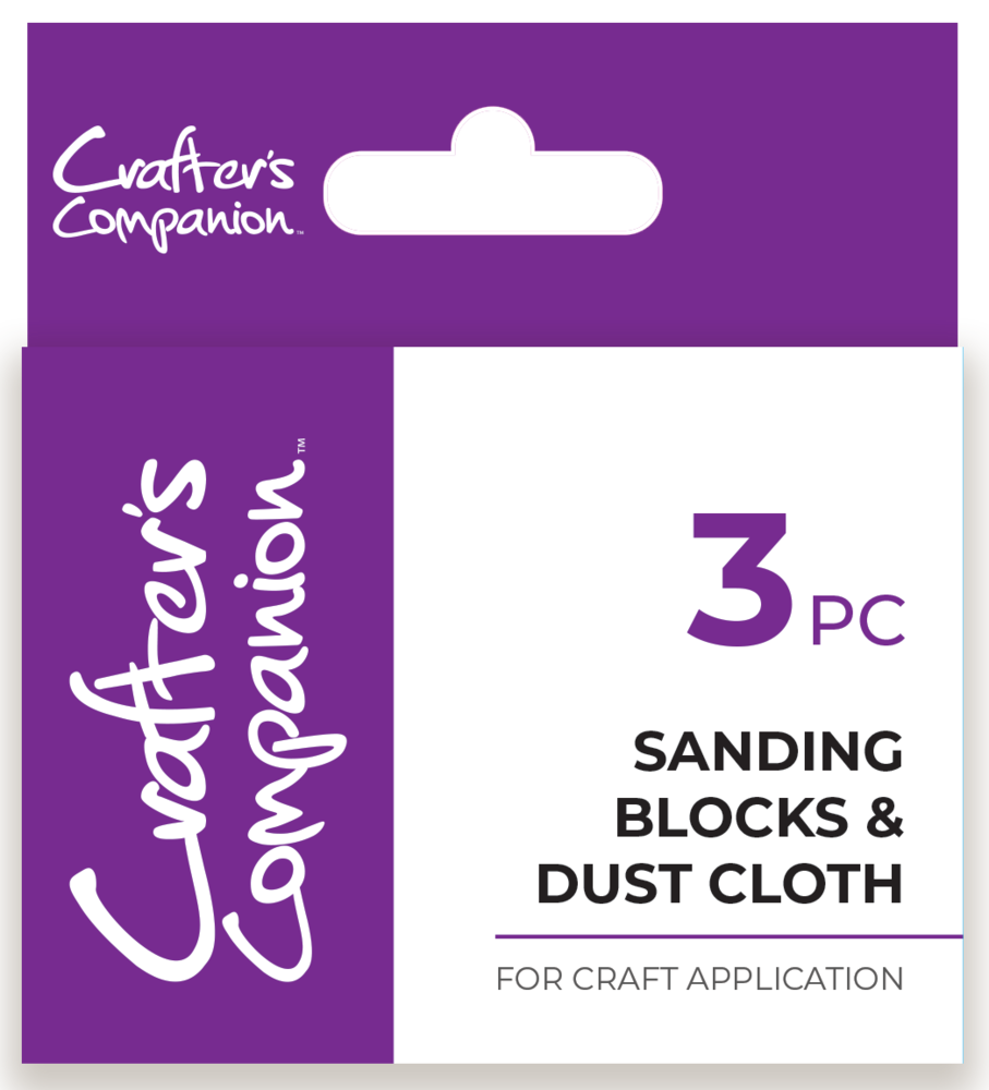 Crafter's Companion Sanding Block & Dust Cloth (CC-TOOL-SBDC) Crafter's Companion Sanding Block & Dust Cloth (CC-TOOL-SBDC)