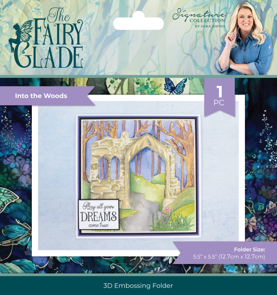 Crafter's Companion Fairy Glade 3D Embossing Folder Into the Woods (SS-FG-3D-EF5-ITW) Crafter's Companion Fairy Glade 3D Embossing Folder Into the Woods (SS-FG-3D-EF5-ITW)