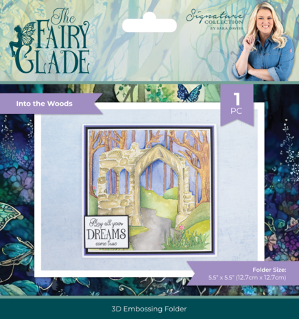 Crafter's Companion Fairy Glade 3D Embossing Folder Into the Woods (SS-FG-3D-EF5-ITW) Crafter's Companion Fairy Glade 3D Embossing Folder Into the Woods (SS-FG-3D-EF5-ITW)