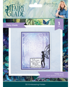 Crafter's Companion Fairy Glade 3D Embossing Folder Fairy Glade (SS-FG-3D-EF5-FAGL)