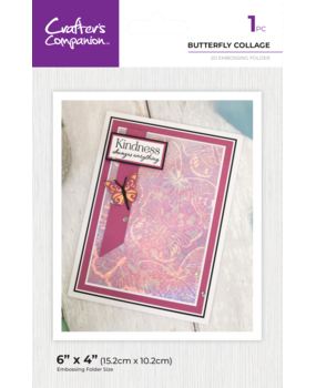 Crafter's Companion Duet ColourBloom 3D Embossing Folder Butterfly Collage (CC-EF4-BUCO) Crafter's Companion Duet ColourBloom 3D Embossing Folder Butterfly Collage (CC-EF4-BUCO)