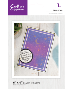 Crafter's Companion Duet ColourBloom 3D Embossing Folder Celestial (CC-3D-EF4-CELE)