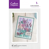Crafter's Companion Duet ColourBloom 3D Embossing Folder Flora Meadow (CC-EF4-FLOM)