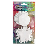 Ranger Dyan Reaveley Dylusions Dyamond Boards - Baubles & Stars, Small (20pcs) (DYM86789)