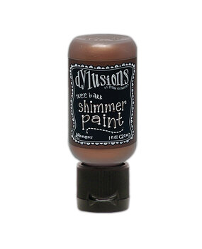 Ranger Dyan Reaveley Dylusions Shimmer Paints Tree Bark 1 oz (DYU88059)