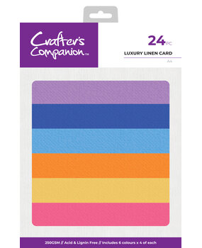 Crafter's Companion Love Birds A4 Luxury Linen Card Pack (CC-LB-LINEN-A4)
