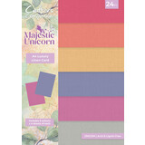 Crafter's Companion Majestic Unicorn A4 Luxury Linen Card Pack (MU-LINEN-A4)