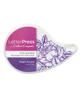 Crafter's Companion LetterPress Inkpad Purple (CC-LP-IP-PUR)