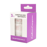 Crafter's Companion Vellum Washi Rolls Christmas Red Sentiments 10m (CC-VWAS-XMAS-RED)