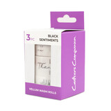 Crafter's Companion Vellum Washi Rolls Black Sentiments 10m (CC-VWAS-BLACK)