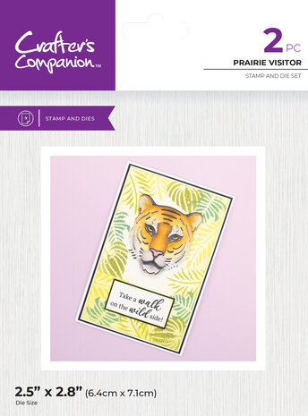 Crafter's Companion Outline Stamp & Die Prairie Visitor (CC-STD-PRVI)