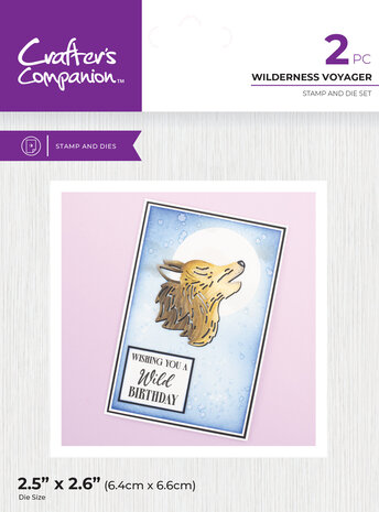 Crafter's Companion Outline Stamp & Die Wilderness Voyager (CC-STD-WIVO)